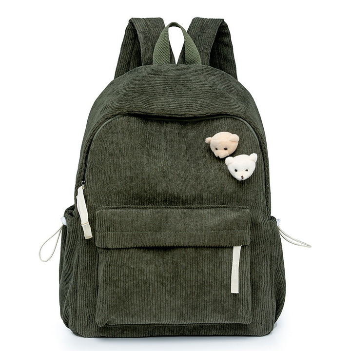 Adorable Plush Character School Backpack Bowlift