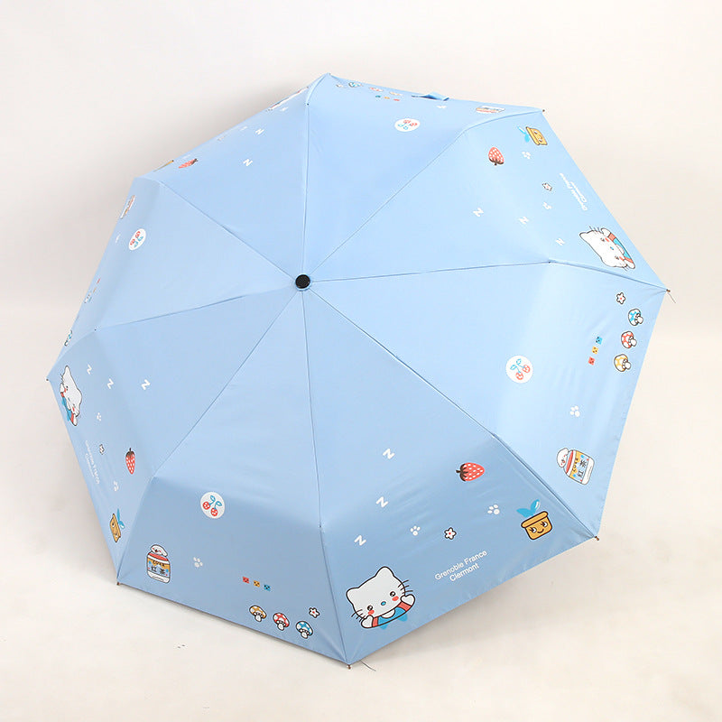 Ladies Colorful Umbrella Bowlift