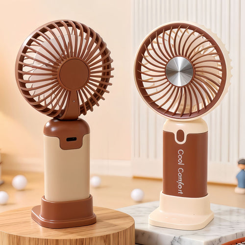 Women's portable fan with cordless function and ergonomic design Bowlift