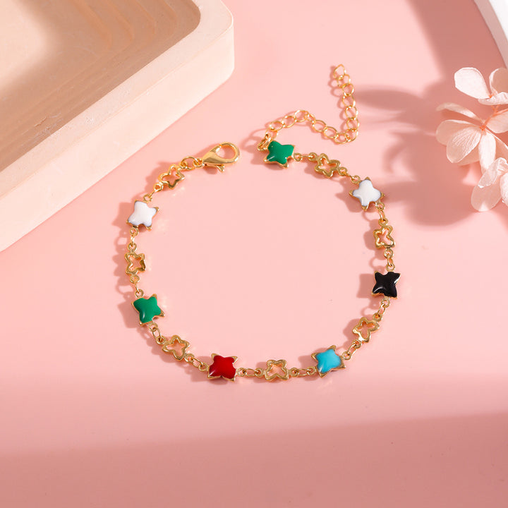 Colorful Star Charm Bracelet Bowlift
