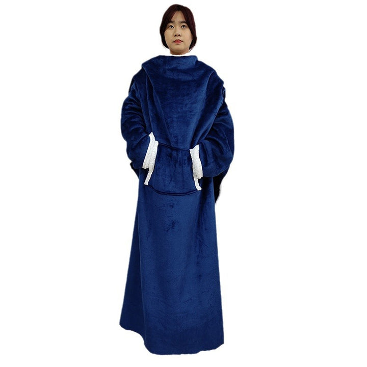 Ladies Cozy Oversized Poncho Blanket Bowlift