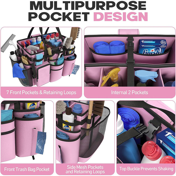 Practical Rolling Bag for Cleaning and Organization Bowlift