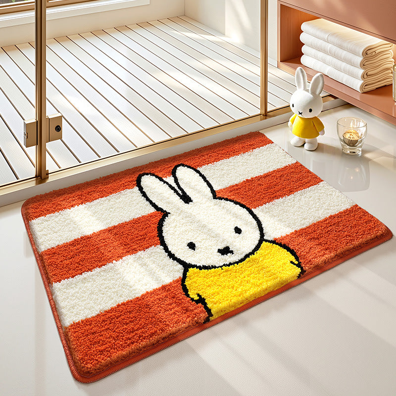Cute Cartoon Bunny Bath Mat Bowlift