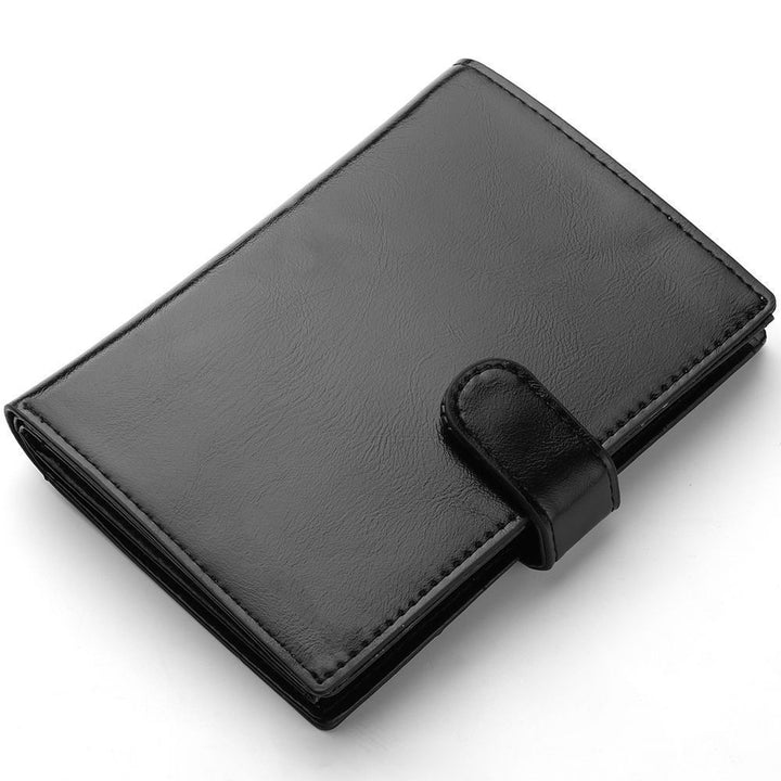 Elegant Textured Leather Planner Wallet Bowlift