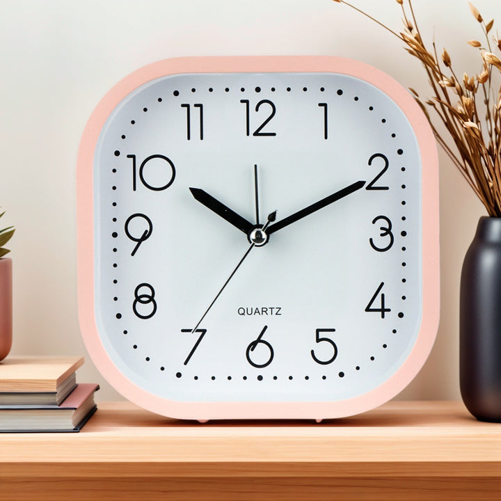Table clock in modern cubic design Bowlift