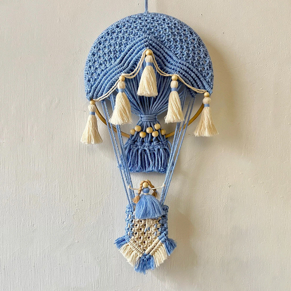 Macrame Decoration in Hot Air Balloon Design