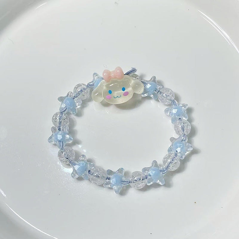 Playful bracelet with stars and cute pendant Bowlift
