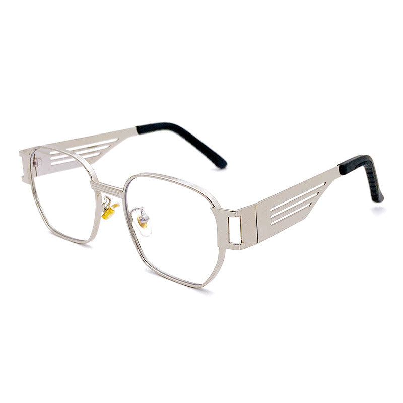 Stylish Oversized Sunglasses in Modern Metal Design Bowlift
