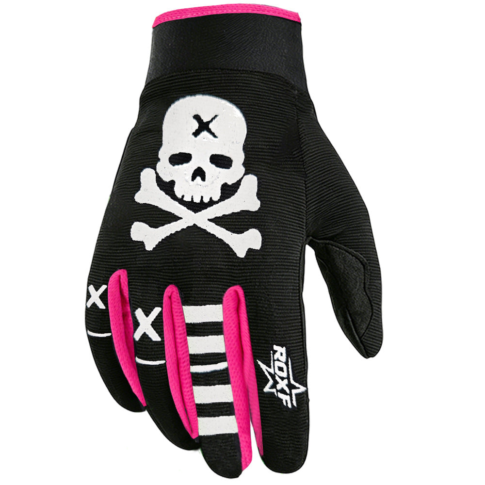 Skeleton Print Lightweight Full-Finger Cycling Gloves Bowlift
