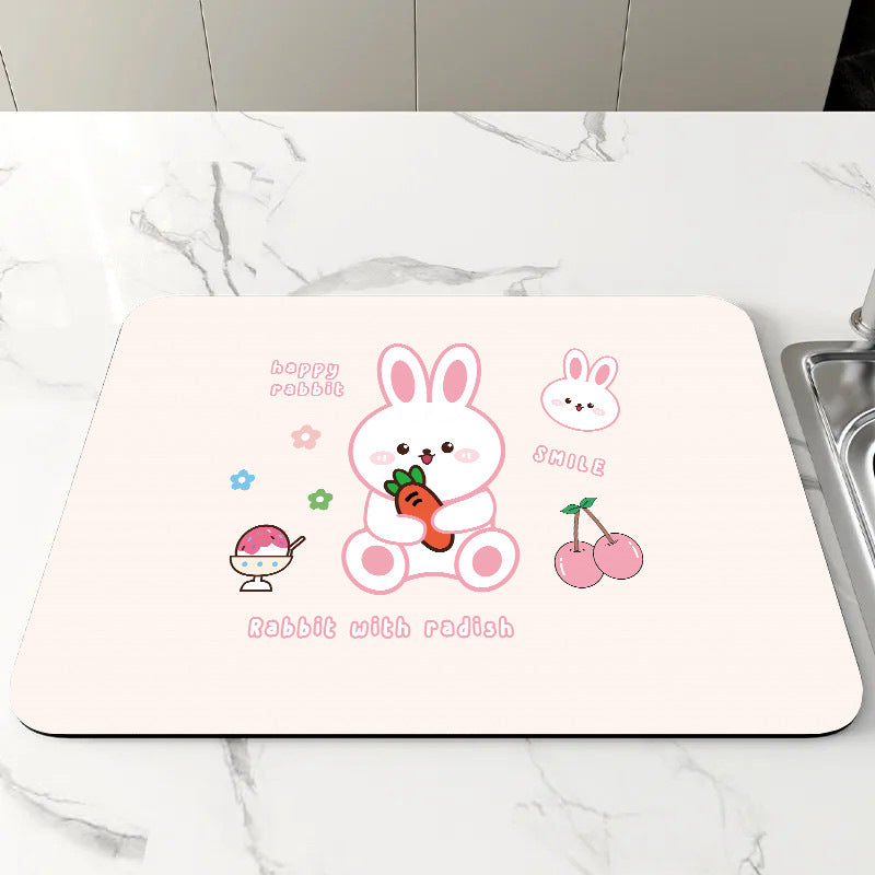Cute Cartoon Food-Themed Kitchen Mat Bowlift