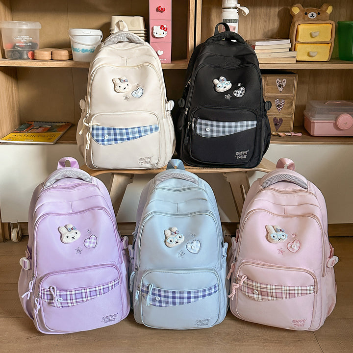 Charming Cartoon-Themed School Backpack Bowlift