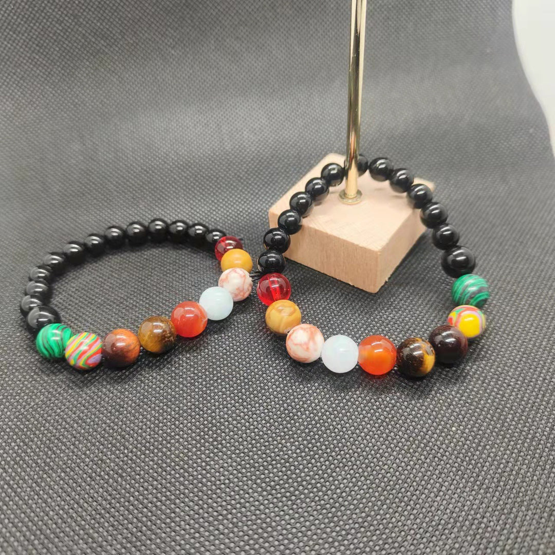 Colorful bracelet with natural stones Bowlift