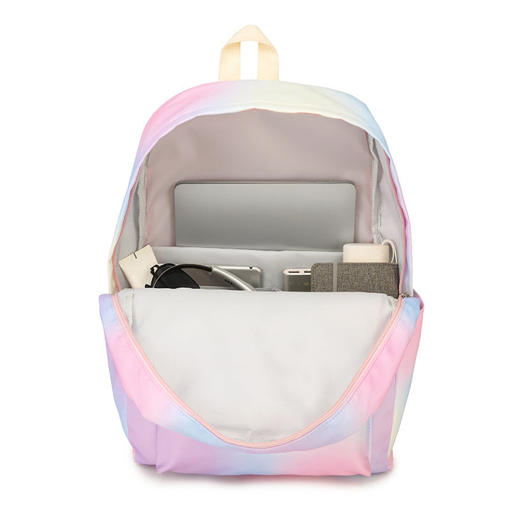 Stylish Cow Print Backpack and Accessory Set Bowlift