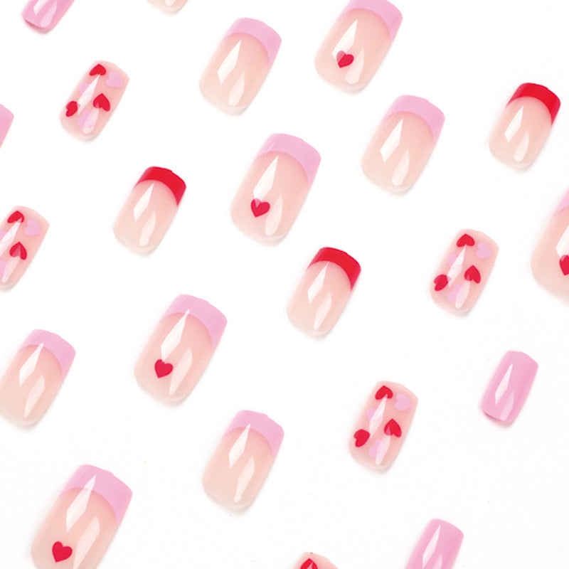Artistic Nail Art with Heart Designs Bowlift