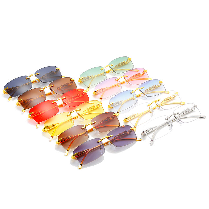 Women's fashionable sunglasses with ornate decorations Bowlift