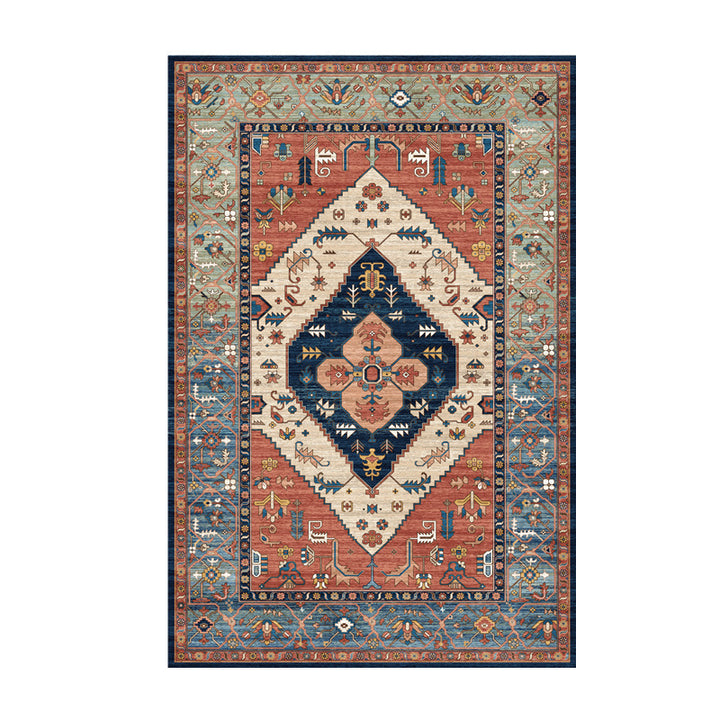 Vintage-Inspired Geometric Area Rug