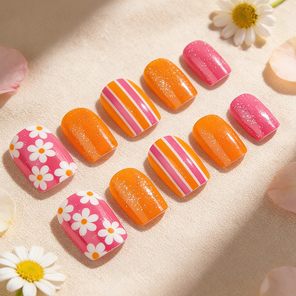 Vibrant Floral Nail Art Kit Bowlift
