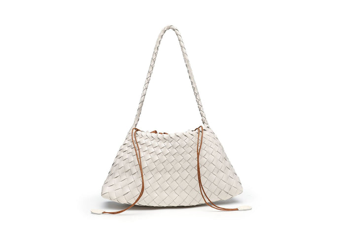 Textured Woven Shoulder Bag Bowlift