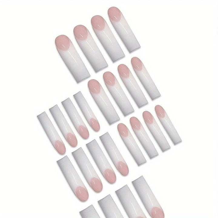 Premium Long Acrylic Press-On Nails Bowlift