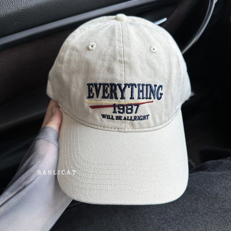 Men's Casual Embroidered Statement Baseball Cap Bowlift