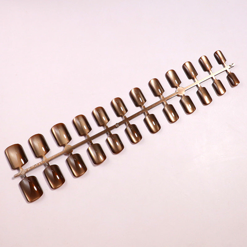 Glossy Long-Lasting Press-On Nail Set Bowlift