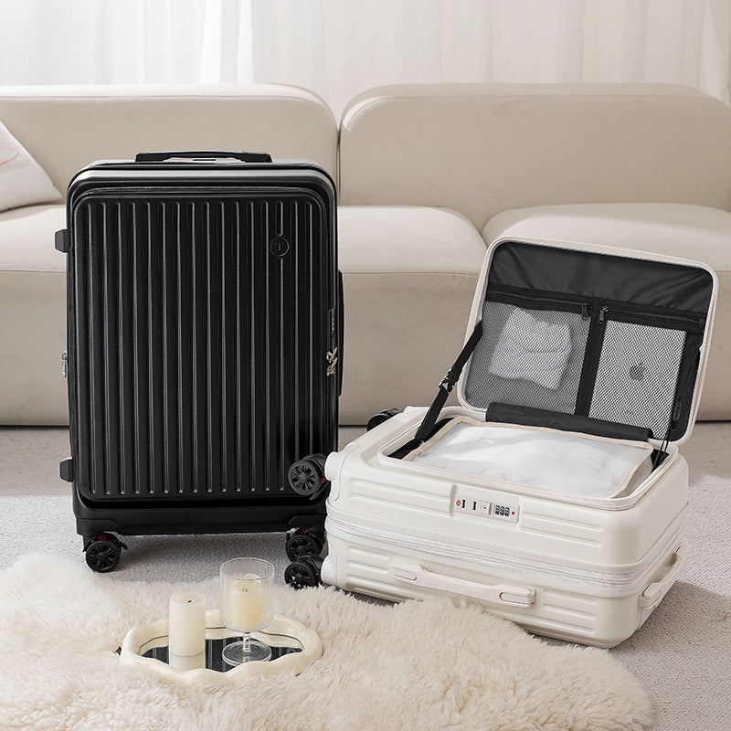 Multi-Functional Lightweight Hard-Shell Trolley Suitcase