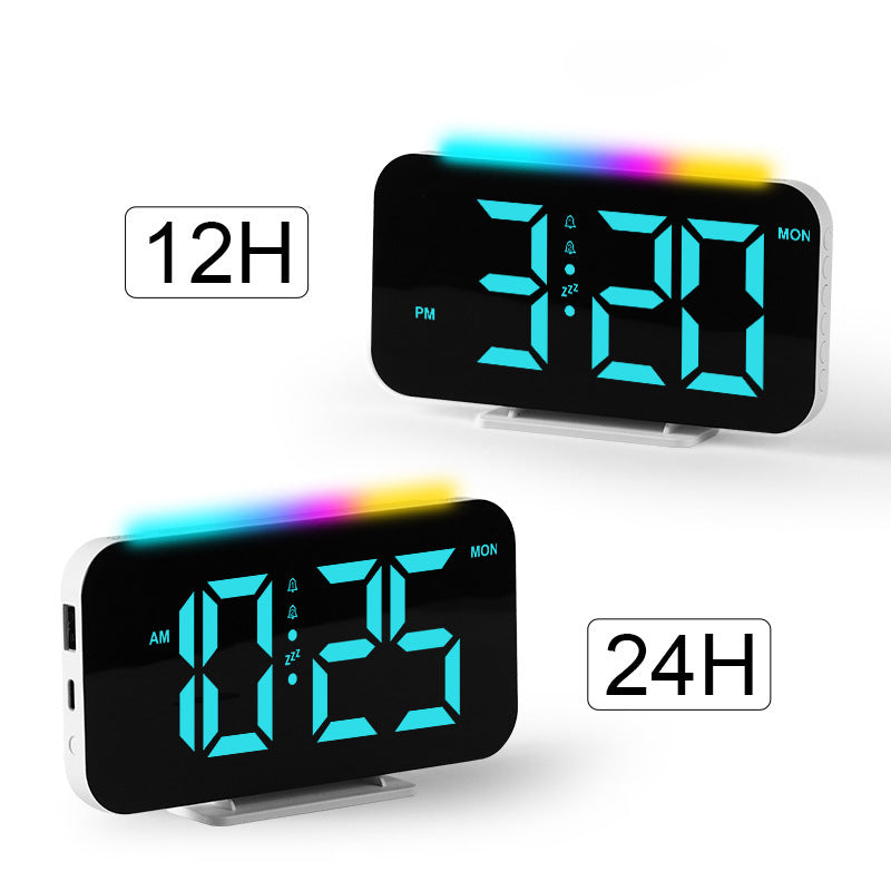 Digital LED Alarm Clock with Large Display and Snooze Function Bowlift