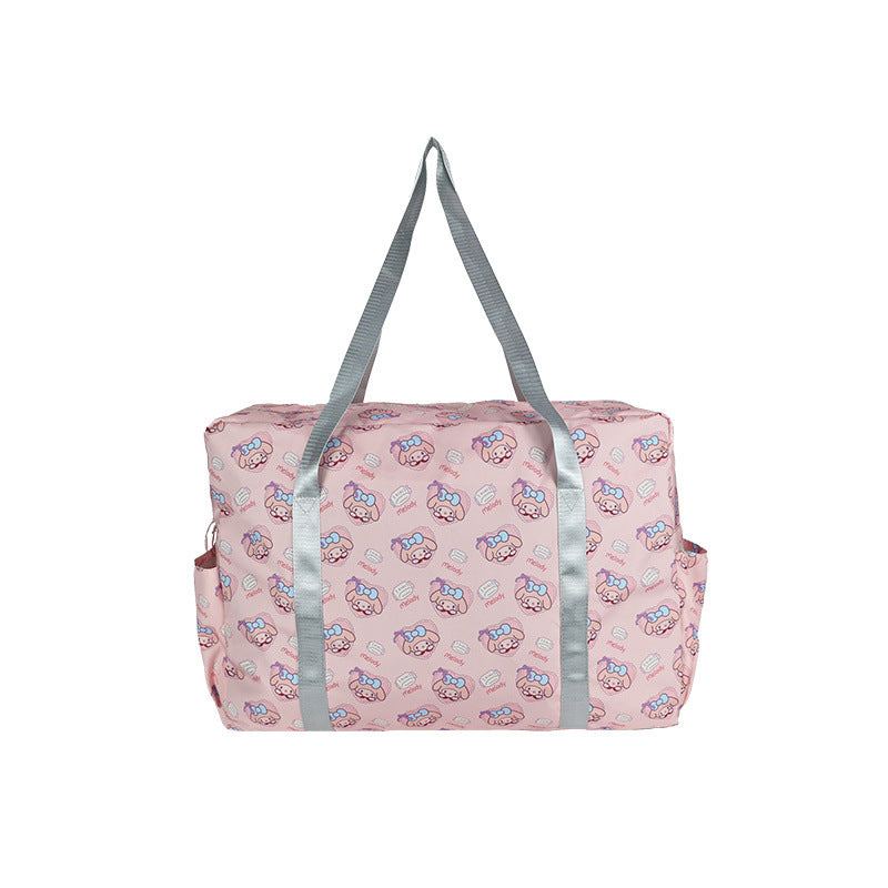 Playful Patterned Overnight Tote Bag Bowlift