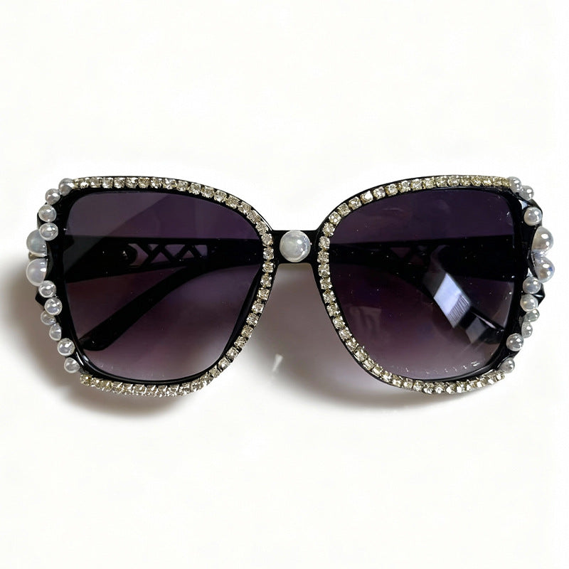 Ornate Cat-Eye Sunglasses Bowlift