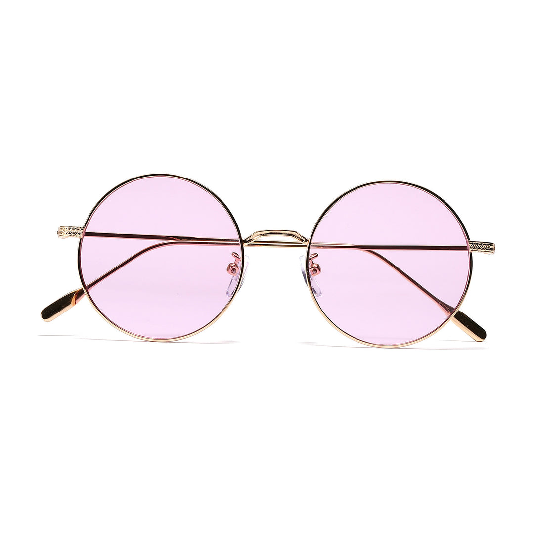 Women round fashionable sunglasses with glamorous frame Bowlift