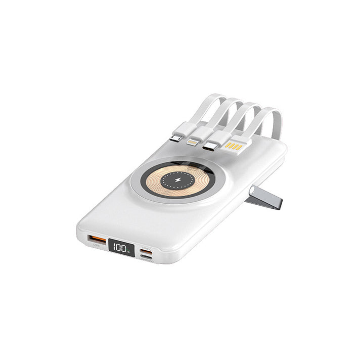 Portable power bank with wireless charging function Bowlift