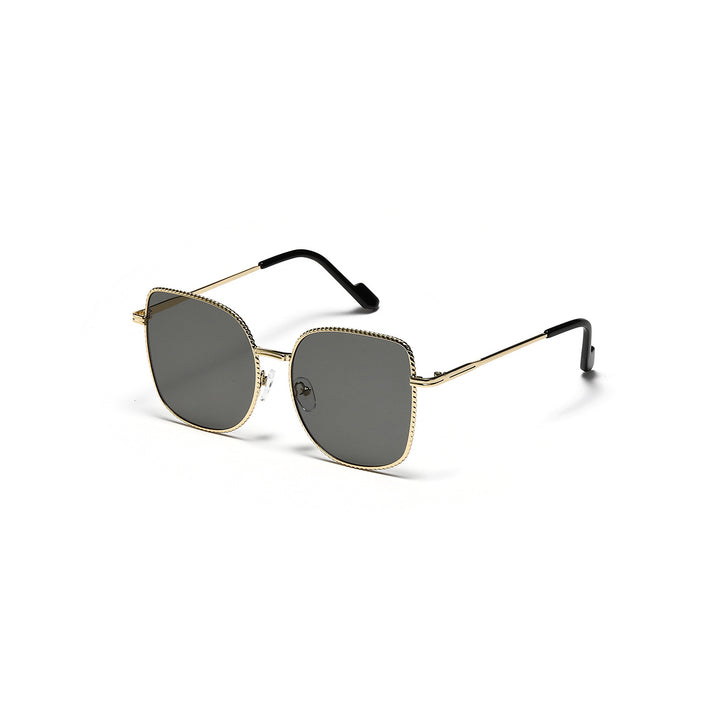 Women's fashionable oversized designer sunglasses with multifaceted frame Bowlift