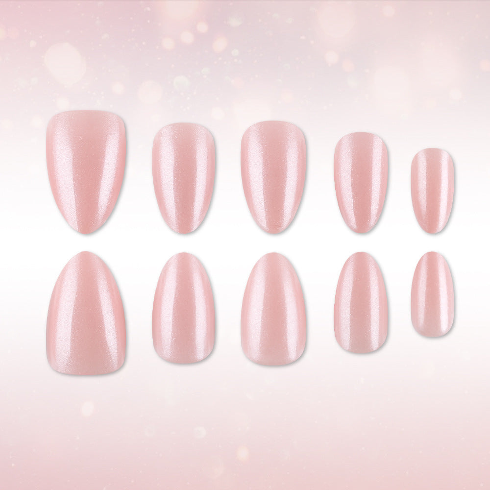 Elegant Almond-Shaped Press-On Nails Bowlift