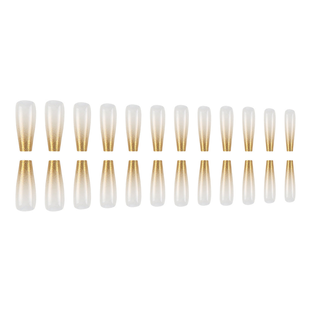 Luxurious Ombre Stiletto Press-On Nails Bowlift
