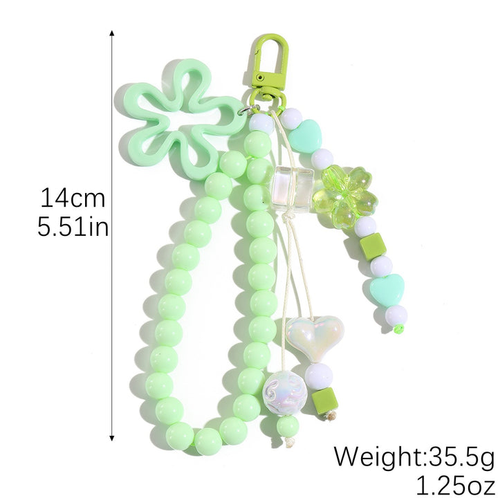 Playful keychain with flower and butterfly details Bowlift