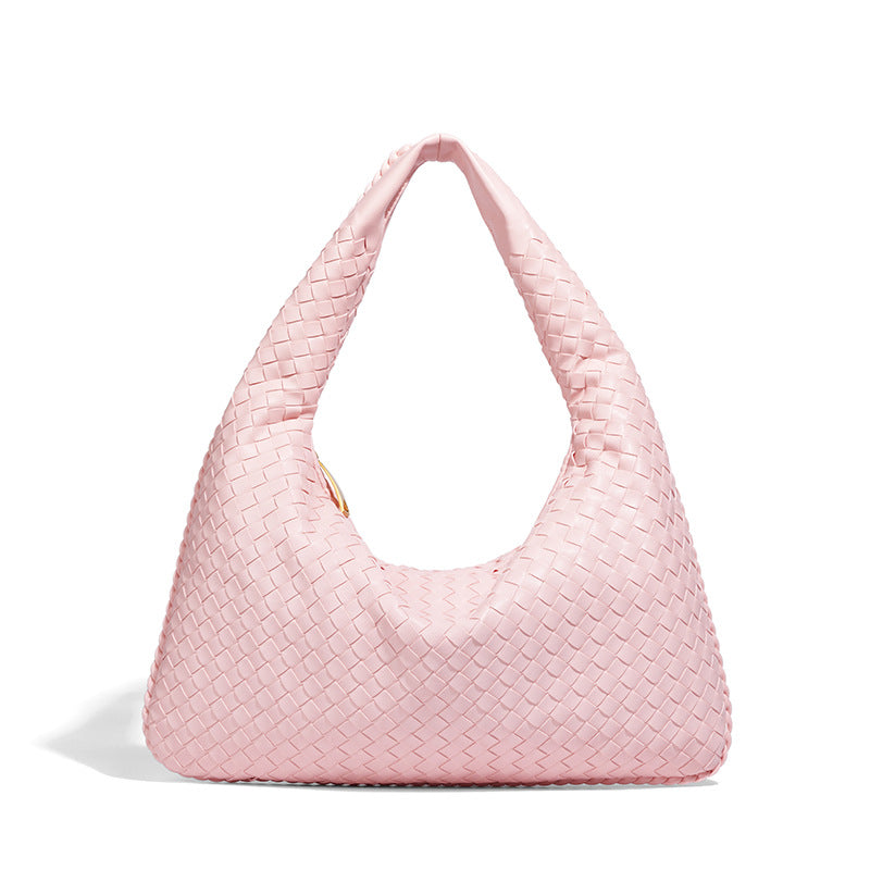 Woven Leather Hobo Bag Bowlift