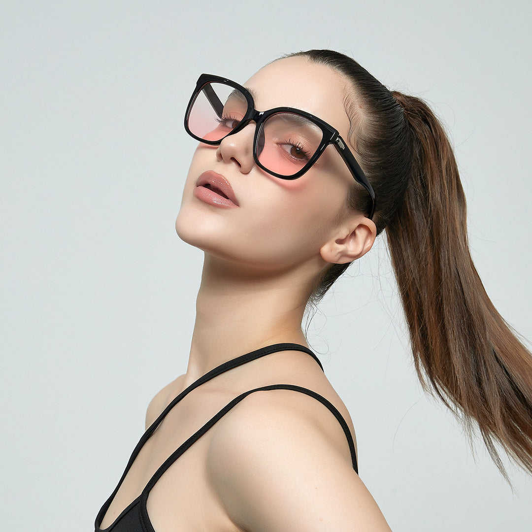 Women's stylish square sunglasses with soft lenses Bowlift