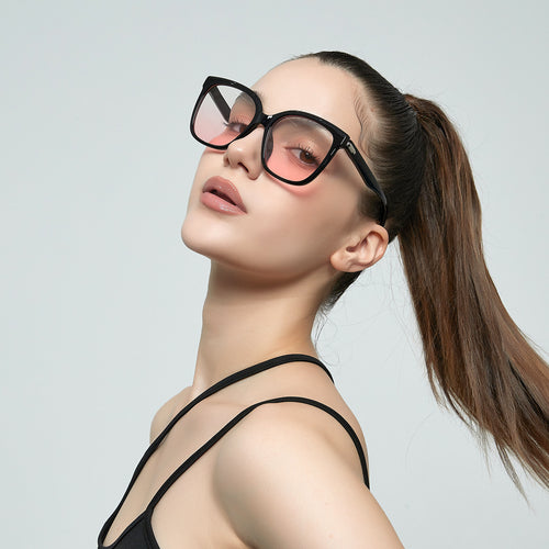 Women's stylish square sunglasses with soft lenses Bowlift