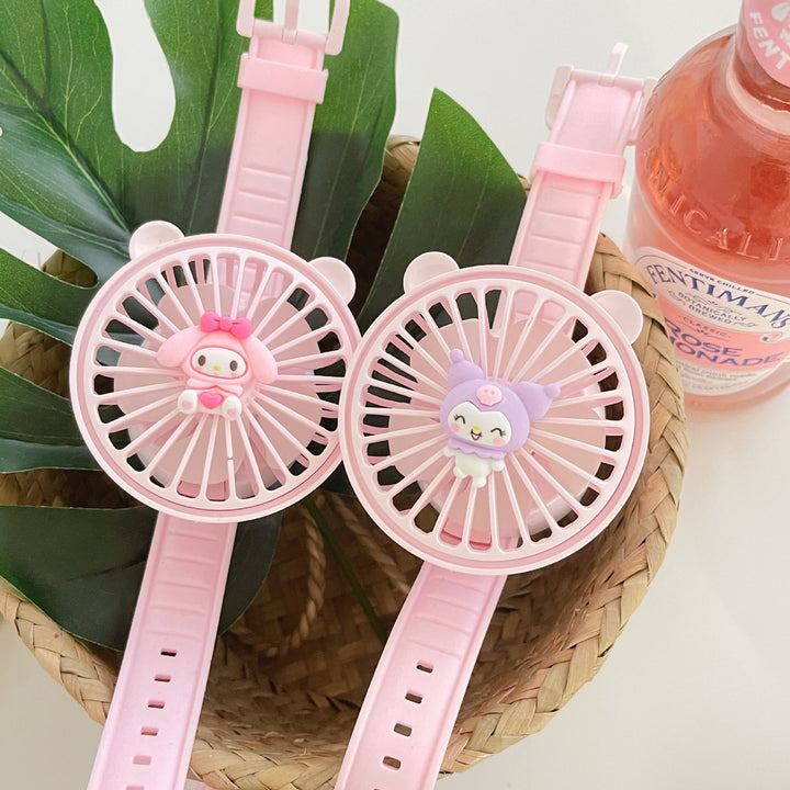 Ladies portable fan with cute design Bowlift