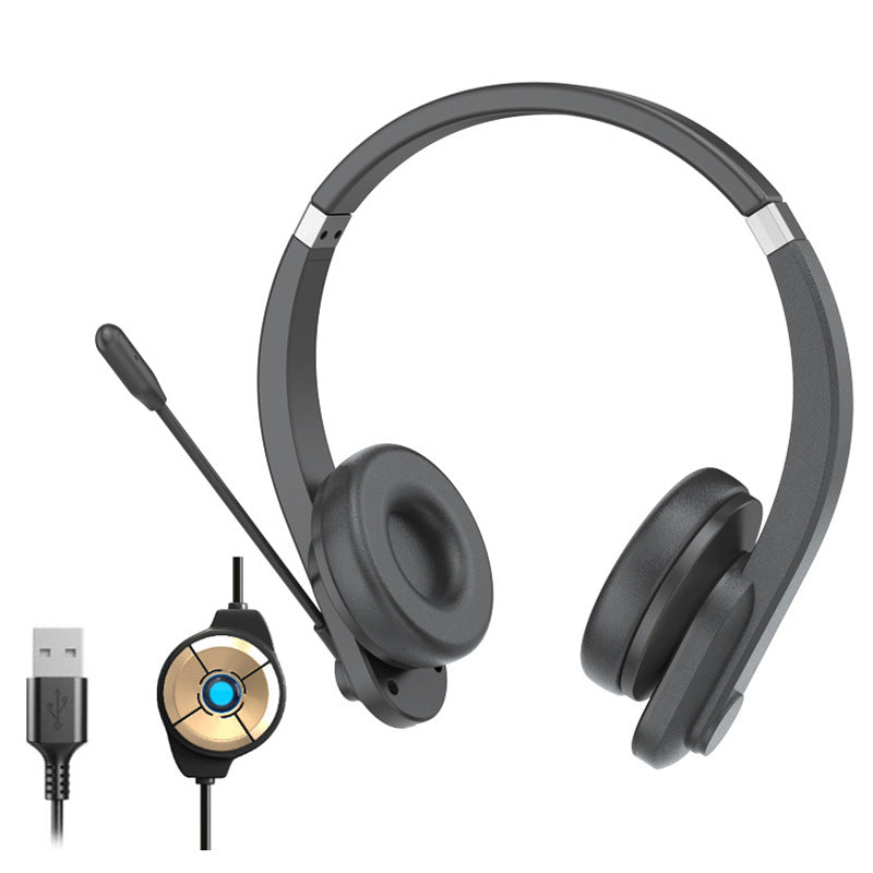 USB Noise-Canceling Headset Bowlift