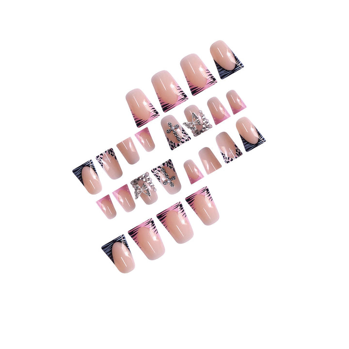 Artistic Press-On Nail Extensions Bowlift