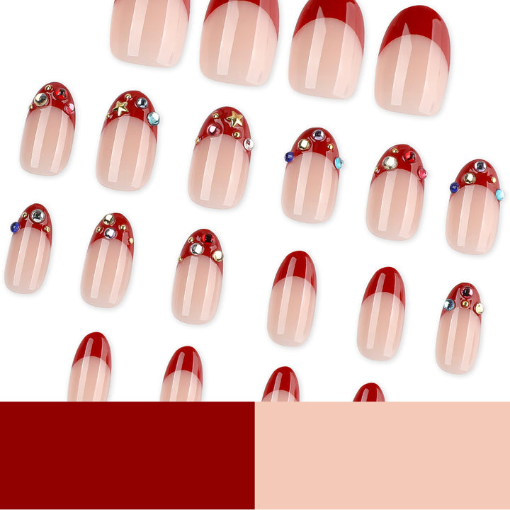 Artistic Nail Art with Glitter Design Bowlift