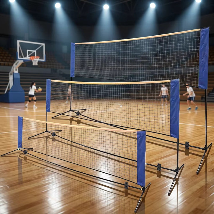 Adjustable Height Volleyball Net System Bowlift