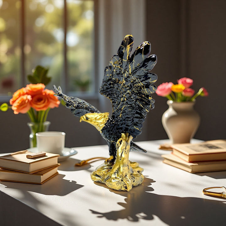 Artistic Eagle Sculpture Bowlift