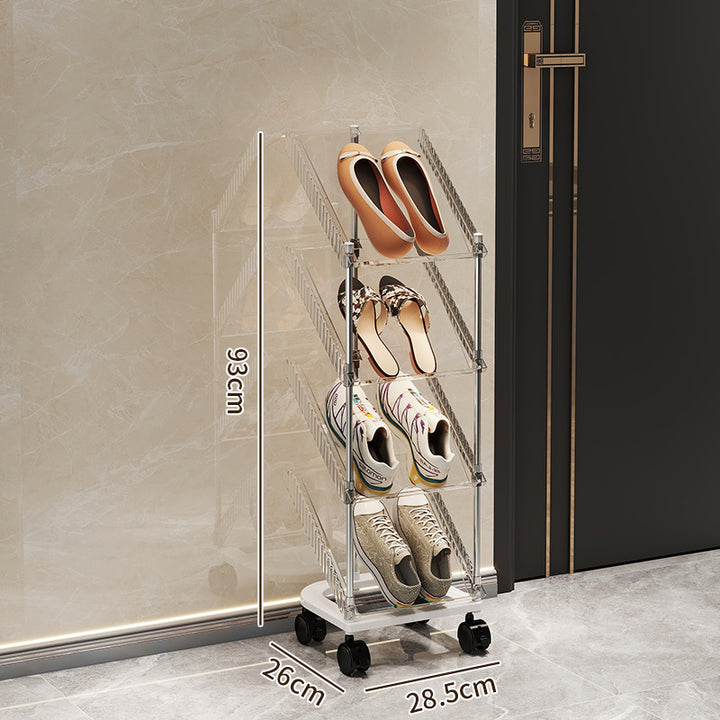 Shoe rack with transparent design Bowlift