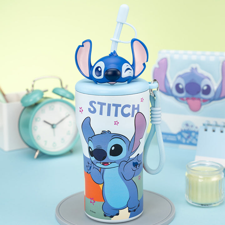 Ladies drinking cup with interactive Stitch lid Bowlift