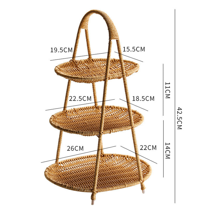 Handcrafted Woven Serving Basket Bowlift
