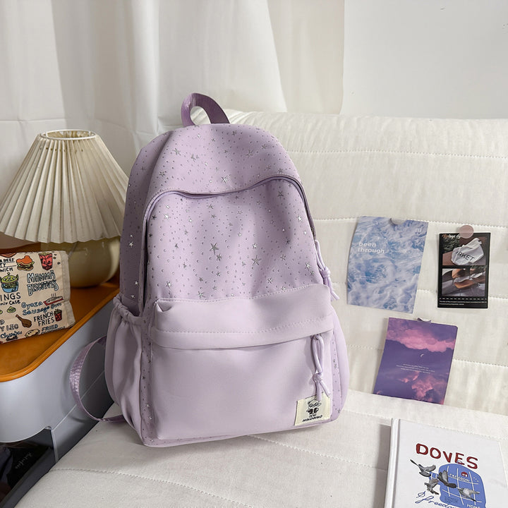 Sparkling Star Pattern Backpack
