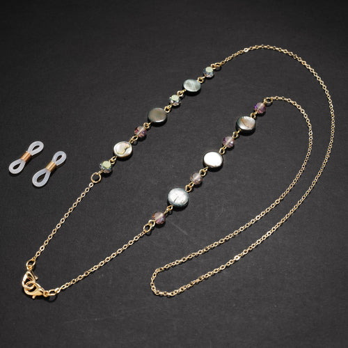 Elegant Beaded Eyewear Chain Bowlift