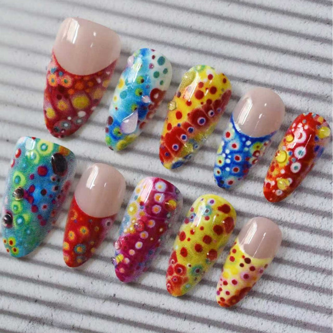 Artistic Decorative Nail Extensions Bowlift